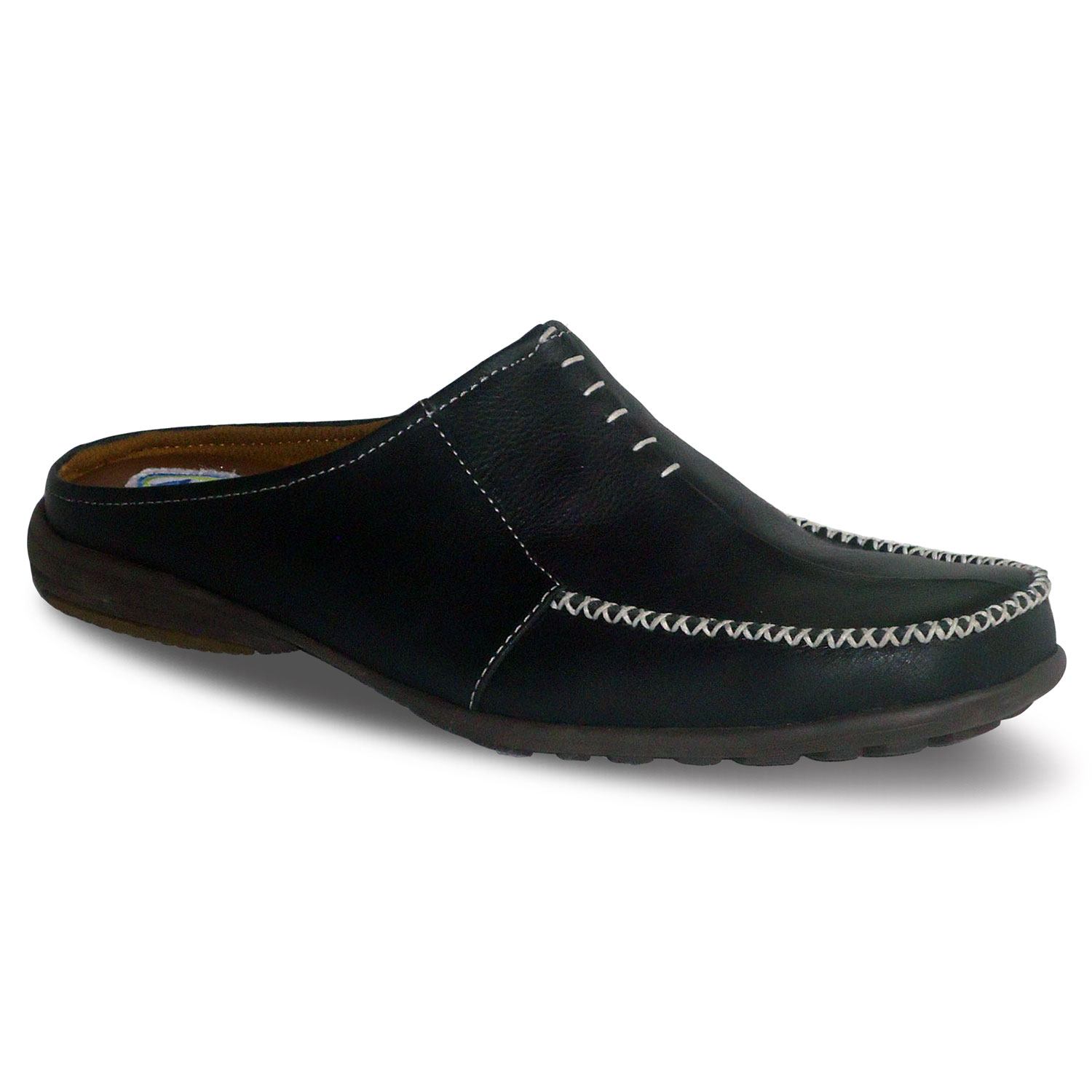 sepatu kulit pria casual C12 black - atmal